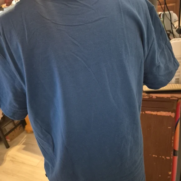 Vans Classic Blue Short Sleeve Tee Kids Size L - Picture 2 of 4